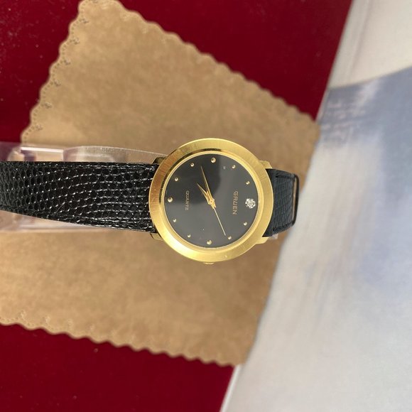 Gruen Unisex Watch with Diamond New Never Worn 9 inch Embossed Leather Strap main image 7